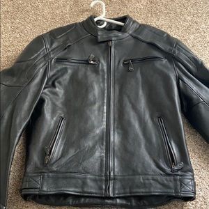 Xelement leather motorcycle jacket